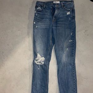 Abercrombie high rise skinny jeans